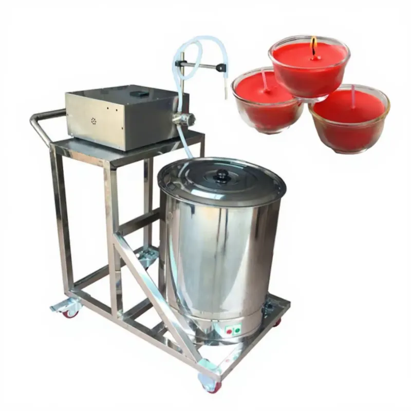 Candle Making Machine - YWM-Zertifizierte Neue Desktop-Kerzenwachs-Kartuschenfüllmaschine für Soja-/Palm-/Bienen-/Gelwachs-Schmelzen