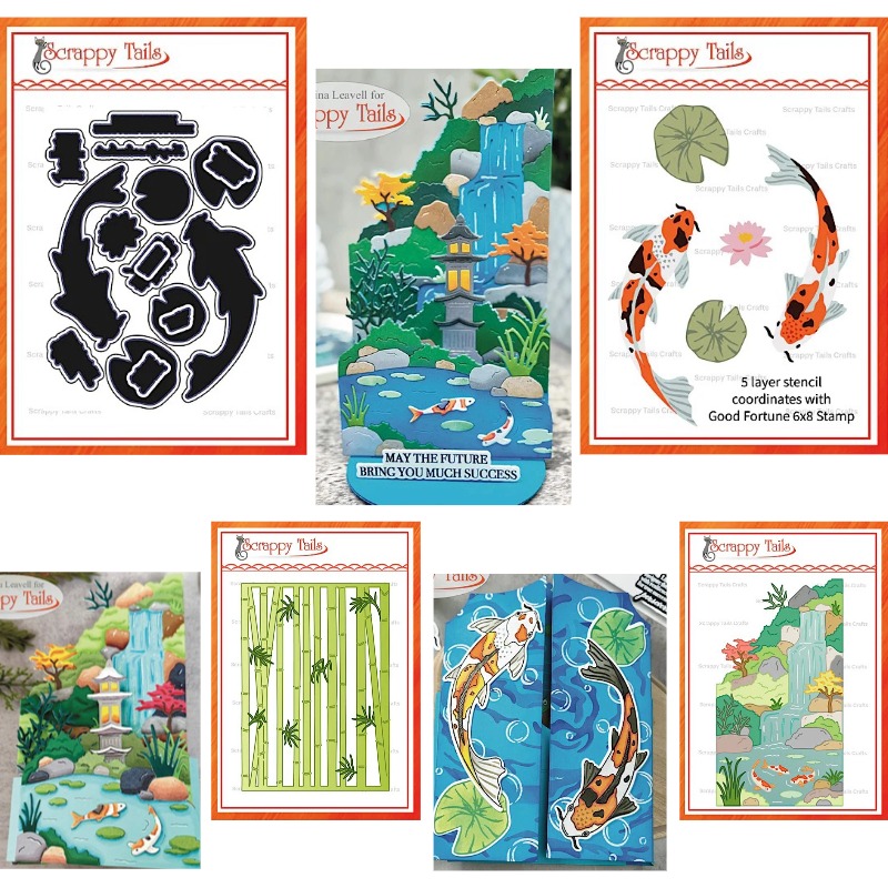 Candle Making Books For Beginners - Ragonflies Bambus-Teich Koi-Fisch Metall-Stanzformen Neuheit 2026