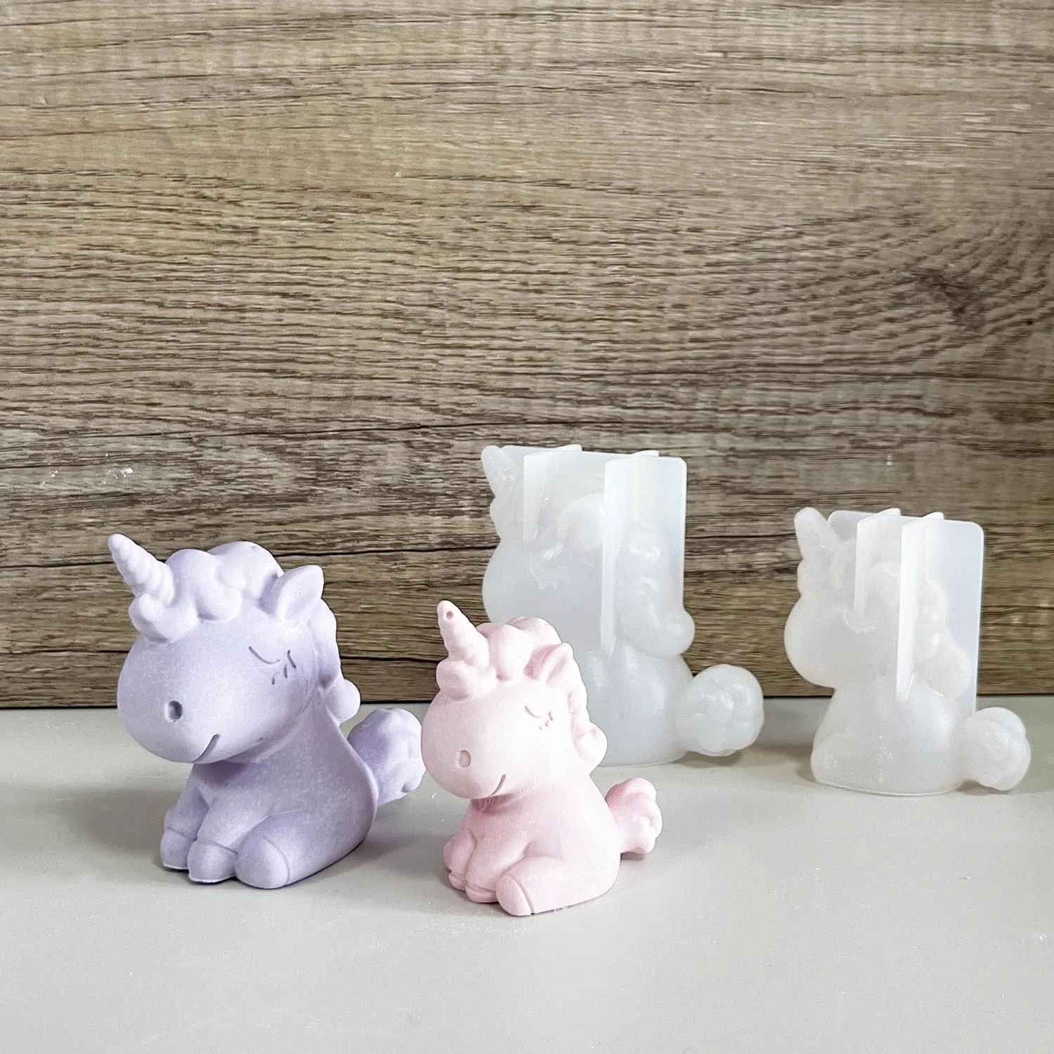 Candle Making Tutorial - 3D Geometrische Silikon Einhorn Katze Hirsch