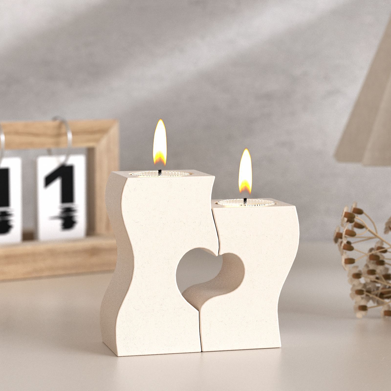 Candle Making Diy - S Herz Kerzenständer Silikon Formen DIY