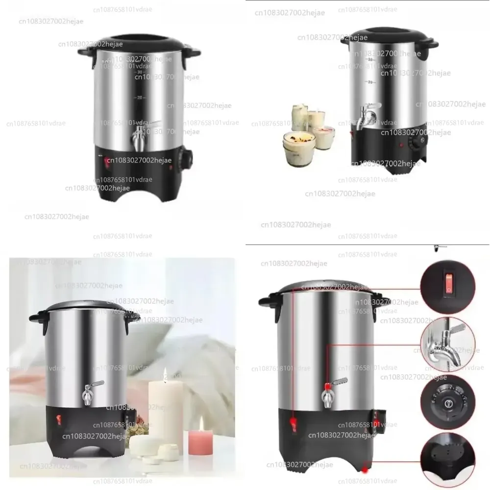 Candle Making Machine - 5L Edelstahl Elektrischer Wachsschmelzer Kerzenherstellungsmaschine