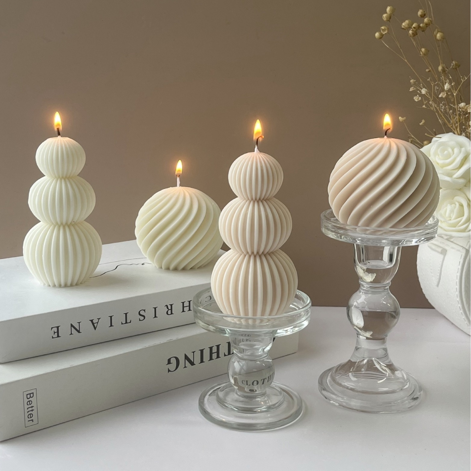 Candle Making Books For Beginners - Runde Säule Silikon Kerze Form Kegel