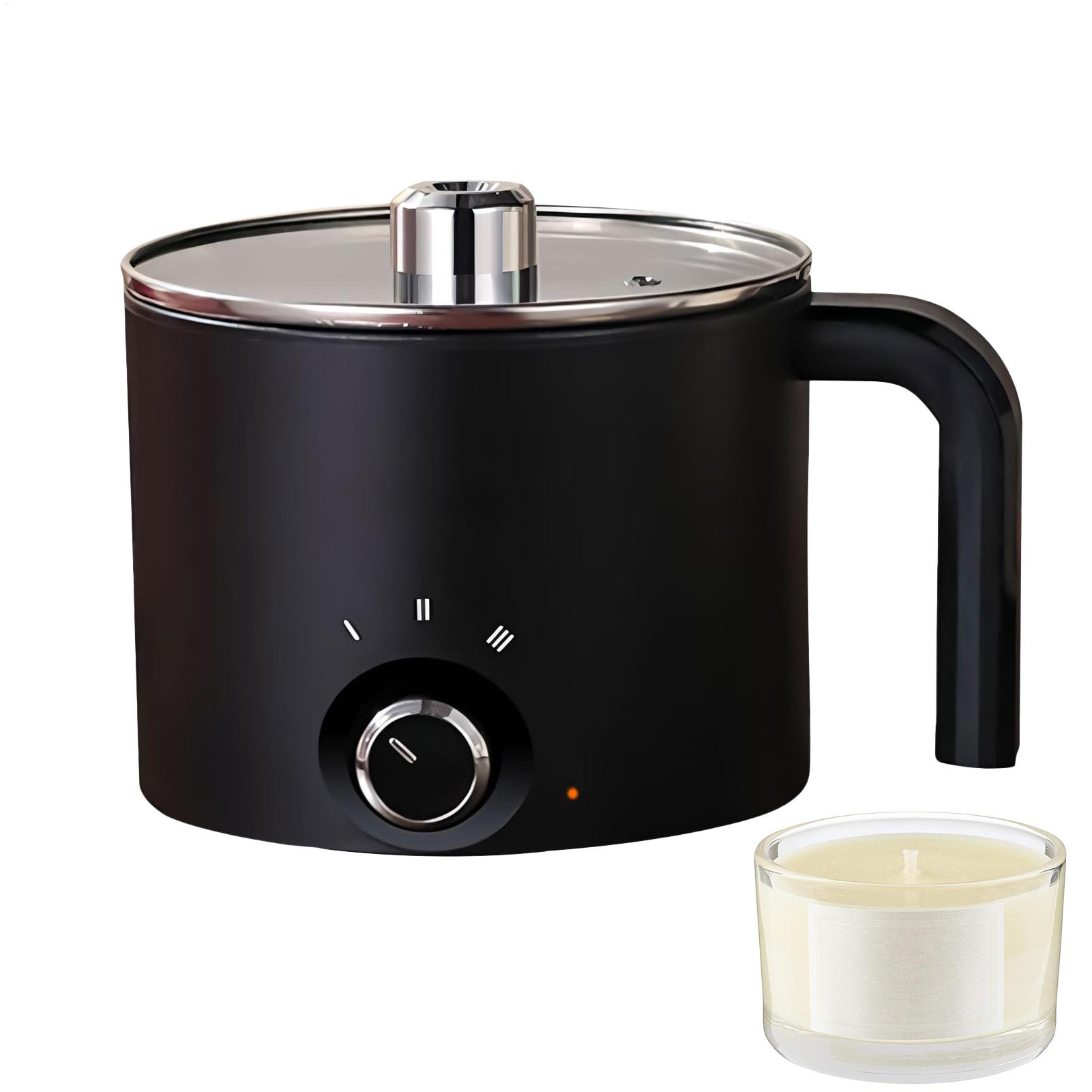Candle Making Diy - Kerzenwachs-Schmelztopf 1,5L Großer Edelstahl Elektrischer Antihaft-Kerzenherstellungstopf