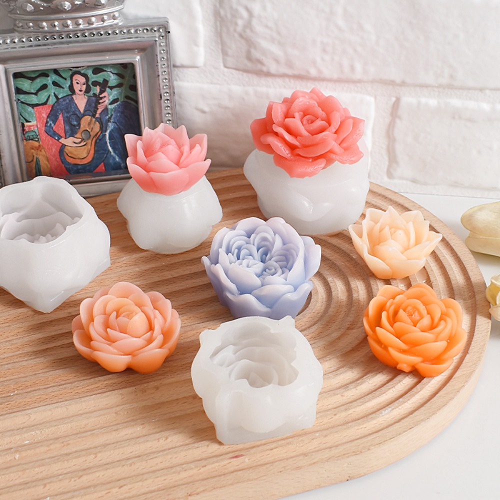 3D Rose Kerze Silikon Form Rel – Candle Making Austin Bewertung und Preis