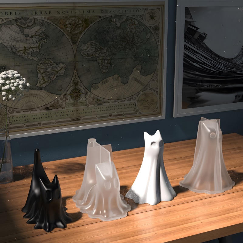 Geisterkatze Halloween Desktop – Candle Making Diy Bewertung und Preis