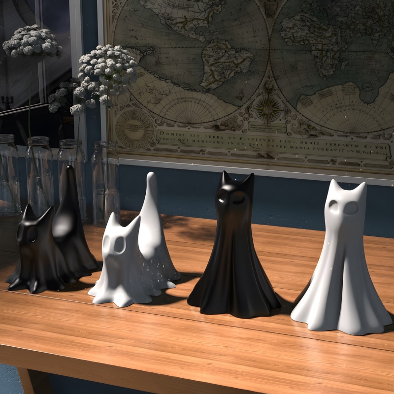 Geisterkatze Halloween Desktop – Candle Making Diy Bewertung und Preis