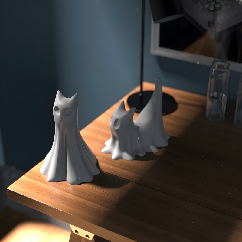 Geisterkatze Halloween Desktop – Candle Making Diy Bewertung und Preis