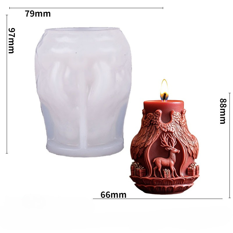 Weihnachtsmann- und Elch-Kerze – Candle Making Diy Bewertung und Preis