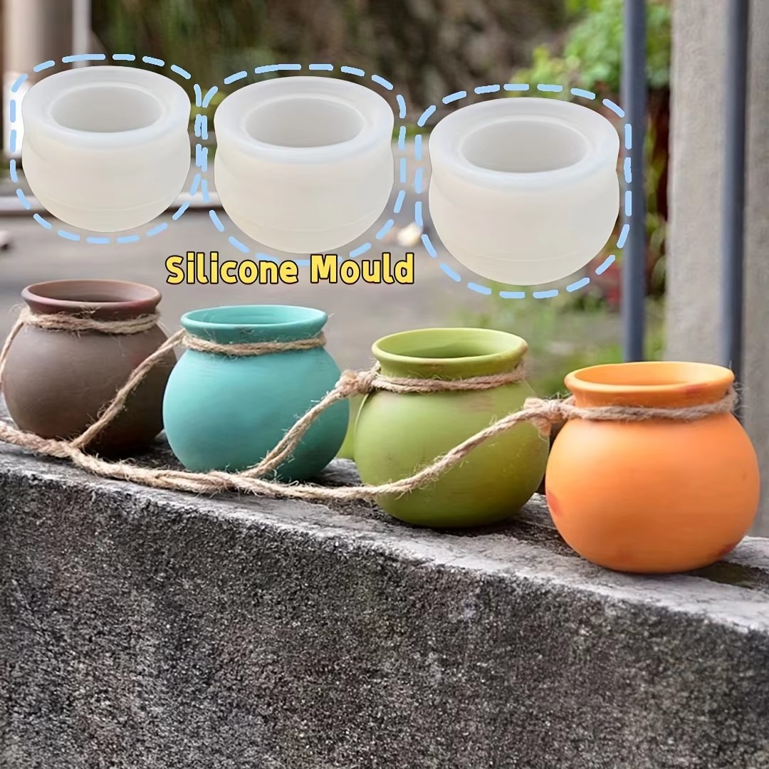 Silikon-Blumentopfformen, Harz – Candle Making Diy Bewertung und Preis