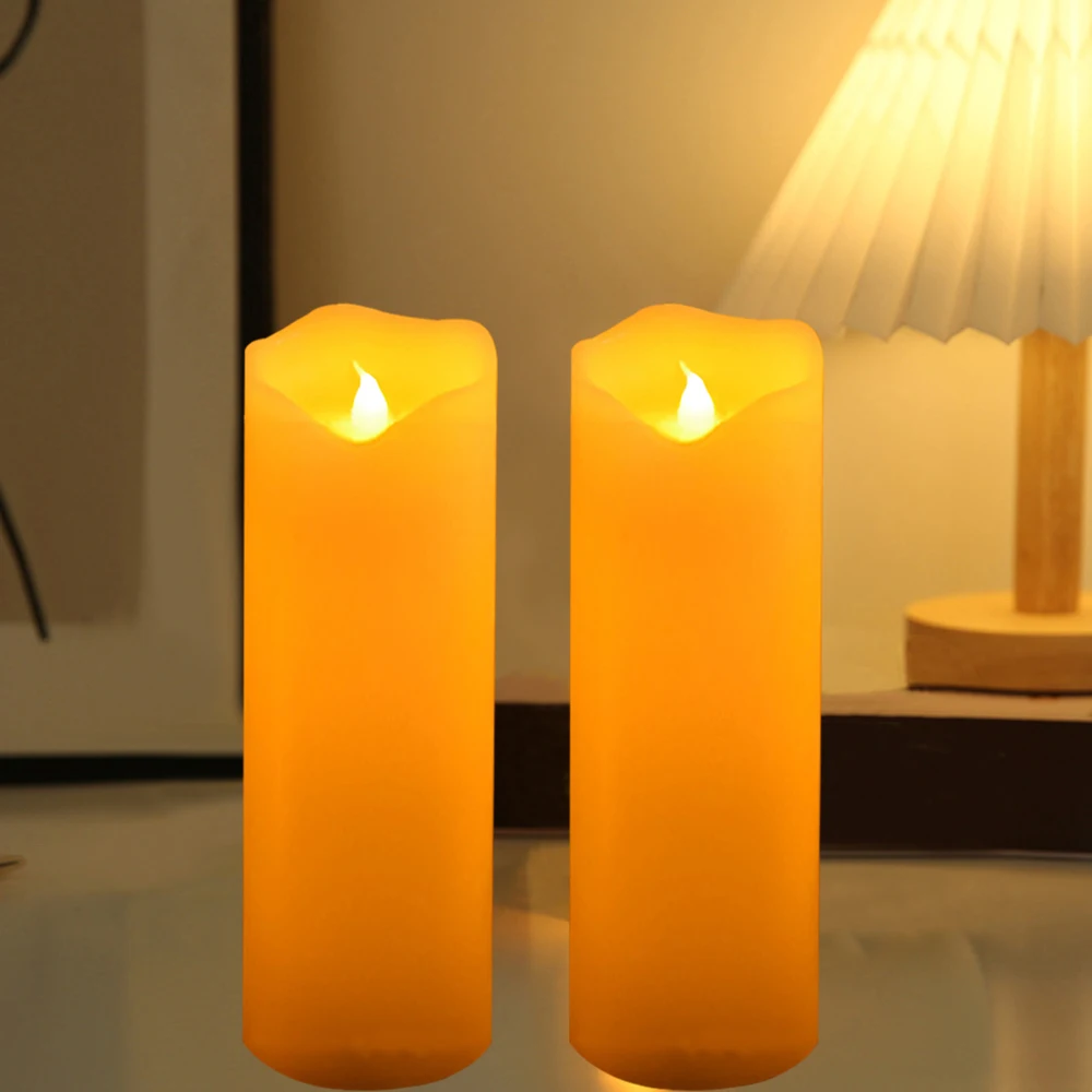 2 Stück LED-Kerzenlicht, flamm – Paraffin Candle Wax Bewertung und Preis