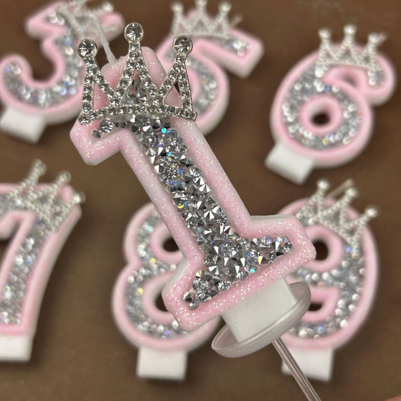 Digitale Kerzen 0-9 Rosa Silbe – Paraffin Candle Wax Bewertung und Preis