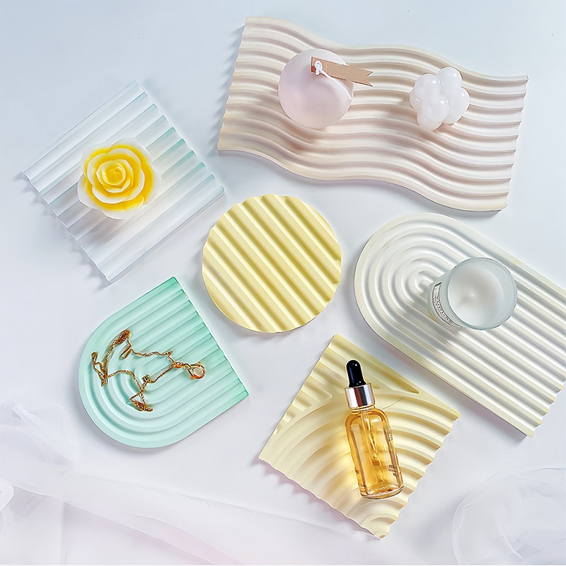 DIY Gestreifte Wellen Tablett  – Candle Making Diy Bewertung und Preis