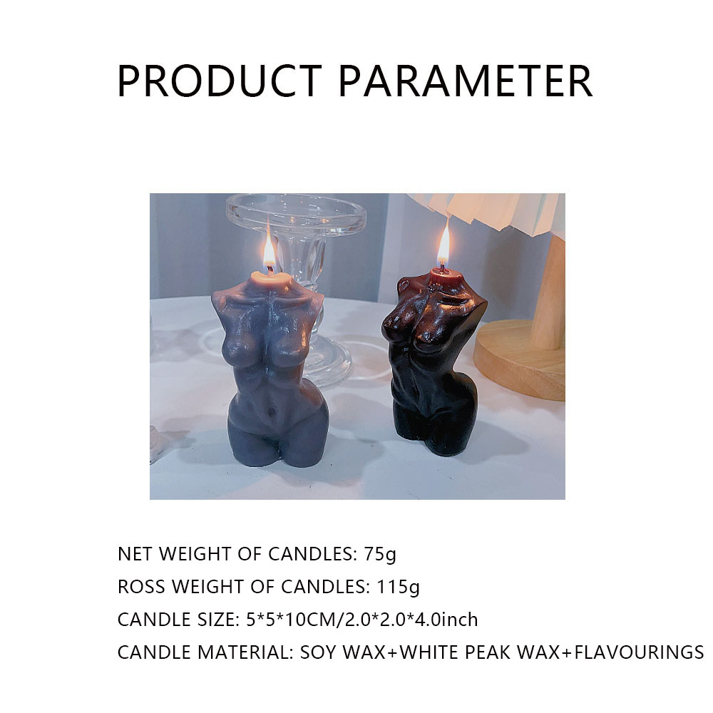 Weiblicher Torso-Körperform-Du – Paraffin Candle Wax Bewertung und Preis
