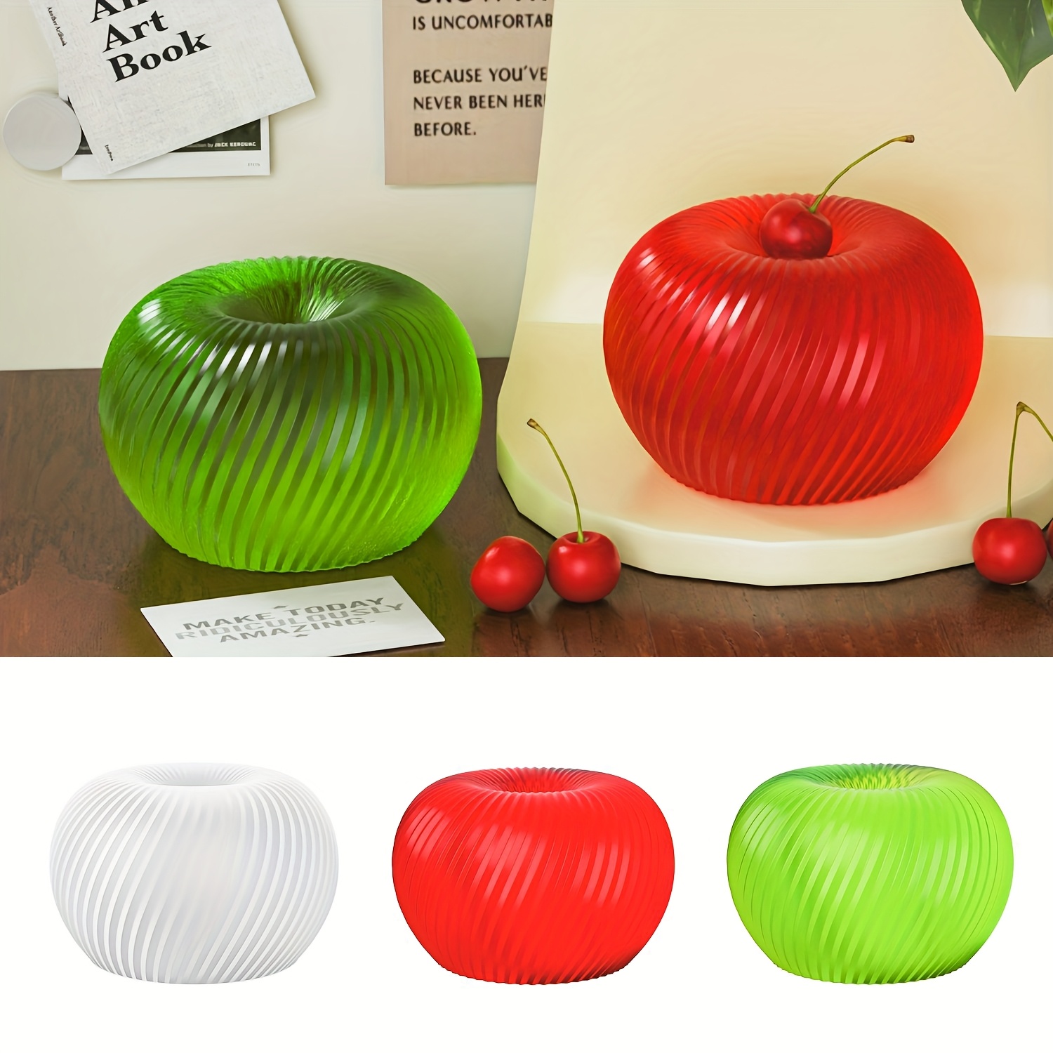 Eine trendige rote Apfel-Silik – Candle Making Tutorial Bewertung und Preis