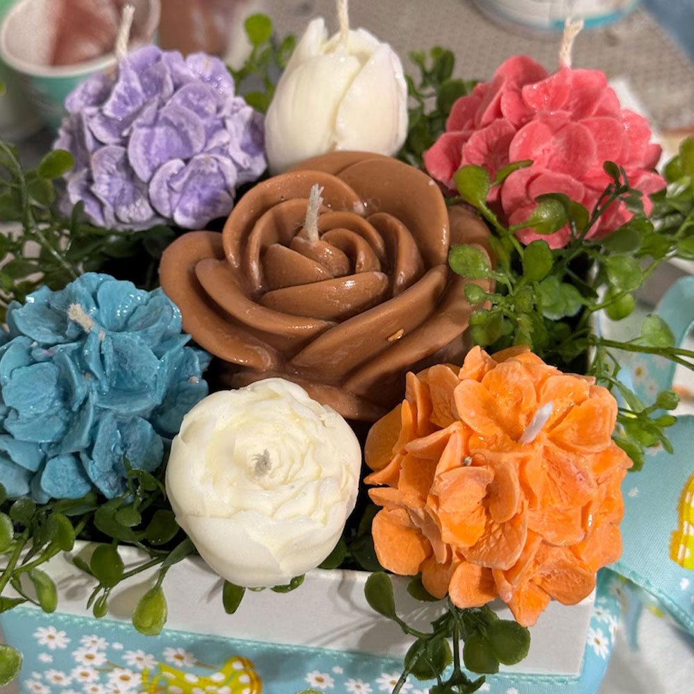 Rose Tulpe Silikon Kerze Form  – Candle Making Austin Bewertung und Preis